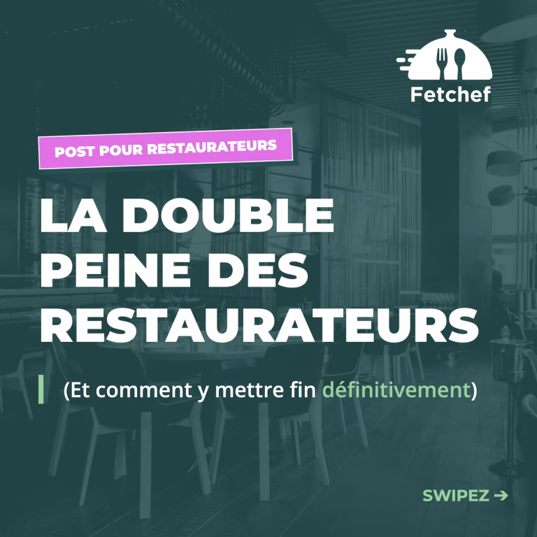 La Double Peine des Restaurateurs : Pourquoi Vous Payez pour Subir des No-Shows (Et Comment Y Mettre Fin)